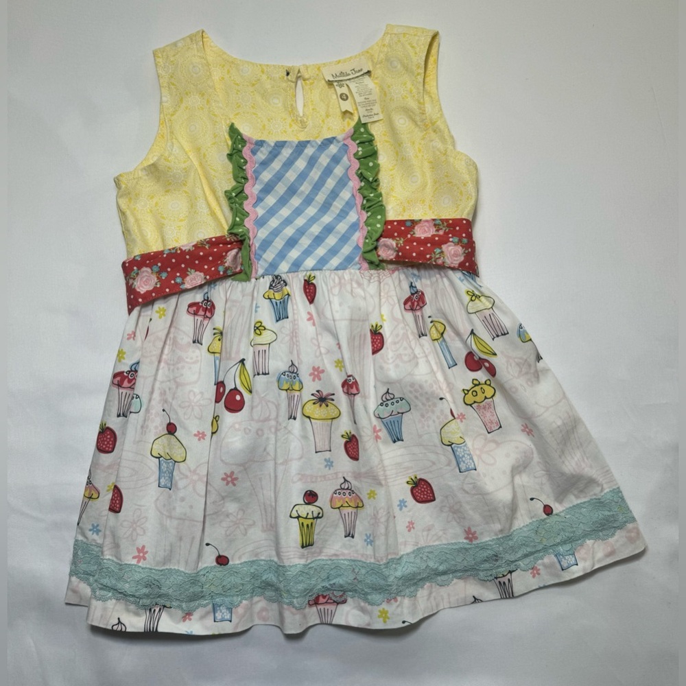 MATILDA JANE‎ TAKE THE CAKE SUNDAE HELLO LOVELY GIRLS CUPCAKES TIE BACK SIZE 4